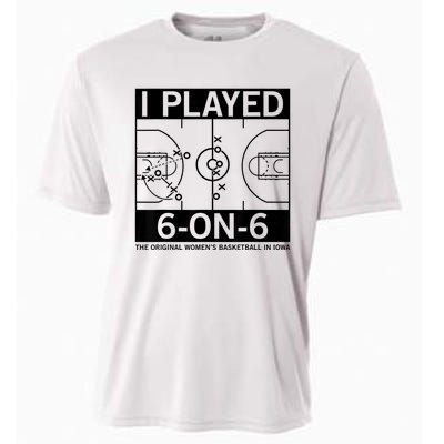 I Played 6 On 6 The Original Basketball In Iowa Cooling Performance Crew T-Shirt