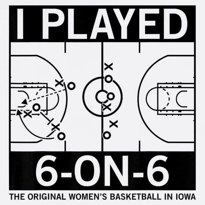 I Played 6 On 6 The Original Basketball In Iowa Sustainable Bucket Hat