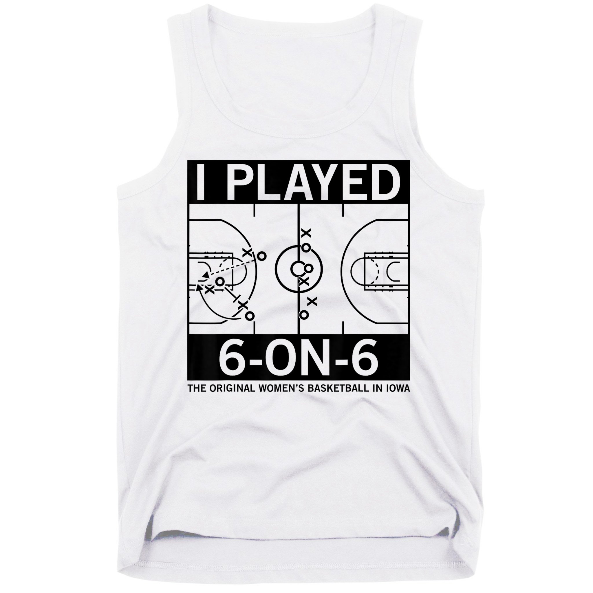 I Played 6 On 6 The Original Basketball In Iowa Tank Top