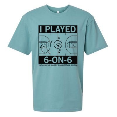 I Played 6 On 6 The Original Basketball In Iowa Sueded Cloud Jersey T-Shirt