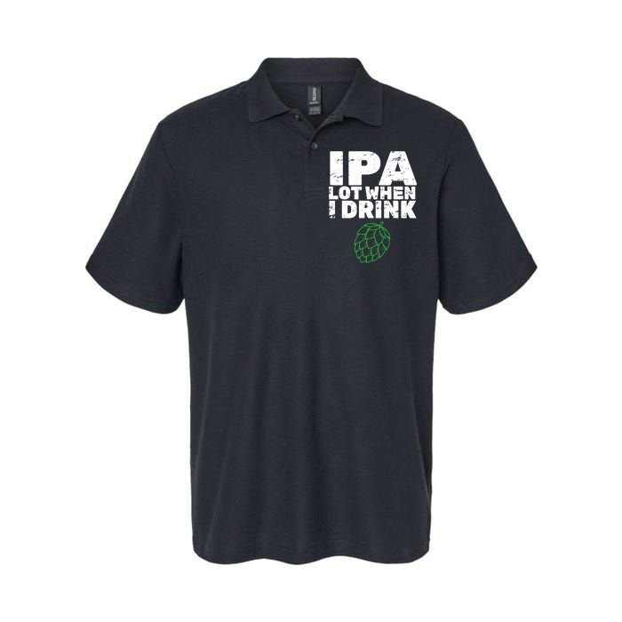 IPA Lot When I Drink Softstyle Adult Sport Polo