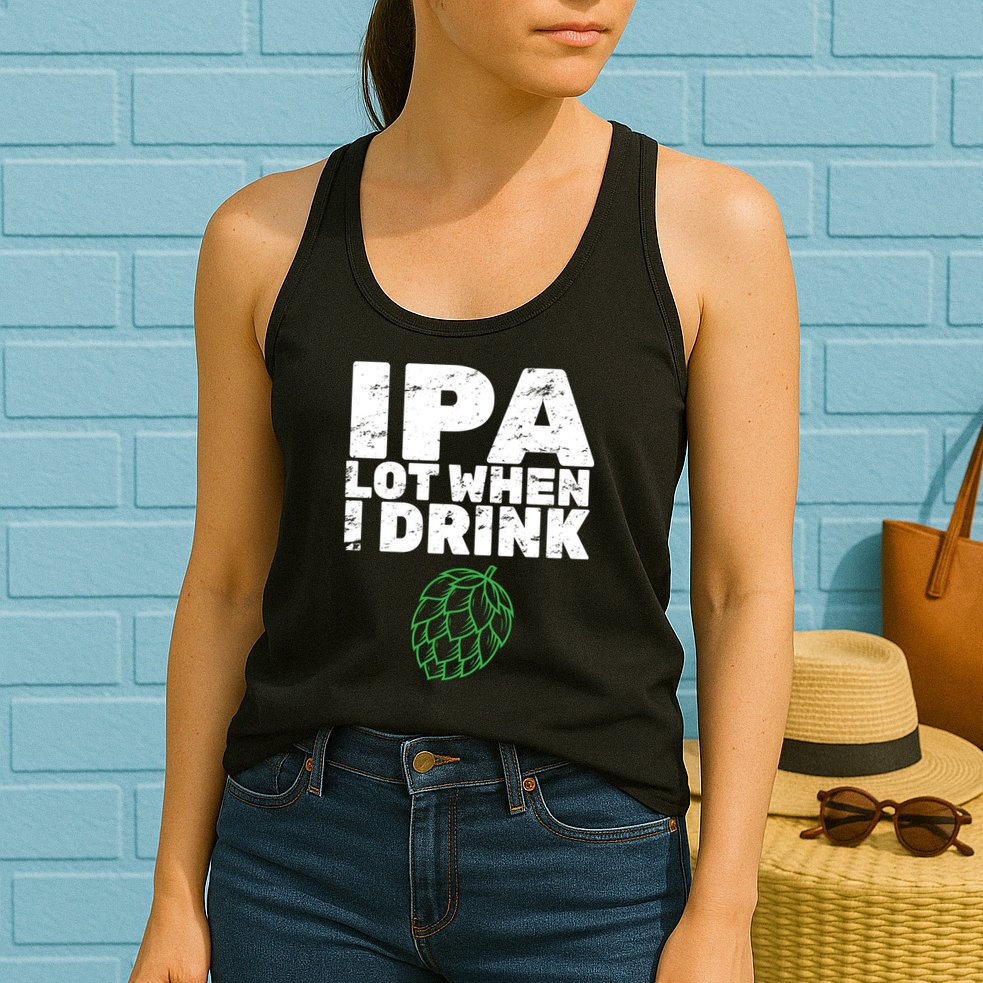 IPA Lot When I Drink Womens Tank Top
