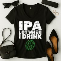 IPA Lot When I Drink Women's V-Neck T-Shirt