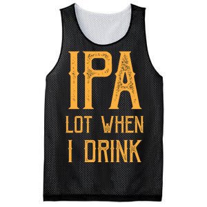 IPA Lot When I Drink1 Mesh Reversible Basketball Jersey Tank