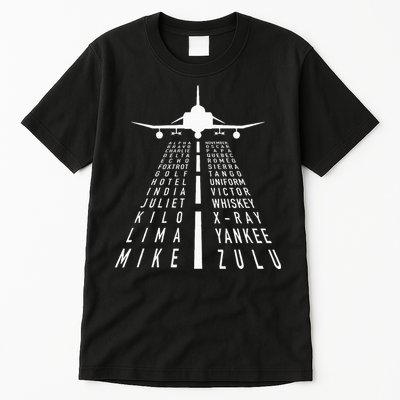 International Phonetic Alphabet With F4 Phantom Ii Tall T-Shirt