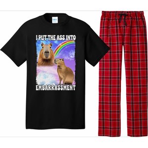 I Put Ass Into Embarrassment Embarrassing Meme Culture Pajama Set