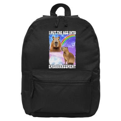 I Put Ass Into Embarrassment Embarrassing Meme Culture 16 in Basic Backpack