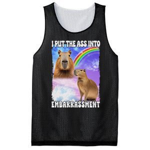 I Put Ass Into Embarrassment Embarrassing Meme Culture Mesh Reversible Basketball Jersey Tank