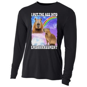 I Put Ass Into Embarrassment Embarrassing Meme Culture Cooling Performance Long Sleeve Crew