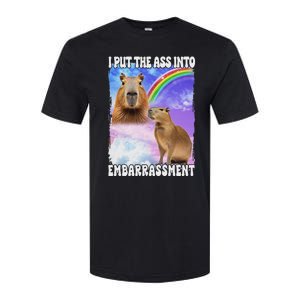 I Put Ass Into Embarrassment Embarrassing Meme Culture Softstyle CVC T-Shirt