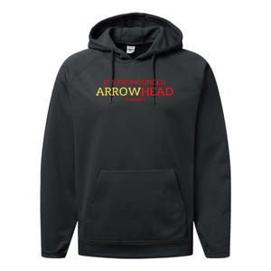 It’s Pronounced Arrowhead Thanks Performance Fleece Hoodie