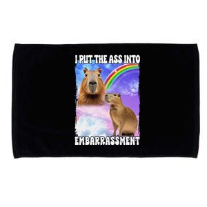 I Put Ass Into Embarrassment Embarrassing Meme Culture Microfiber Hand Towel