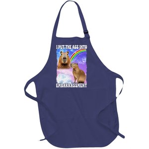 I Put Ass Into Embarrassment Embarrassing Meme Culture Full-Length Apron With Pockets