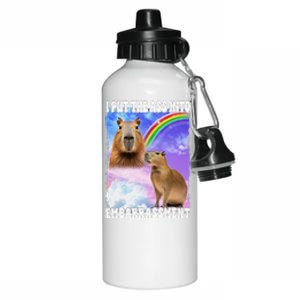 I Put Ass Into Embarrassment Embarrassing Meme Culture Aluminum Water Bottle