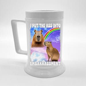 I Put Ass Into Embarrassment Embarrassing Meme Culture Beer Stein