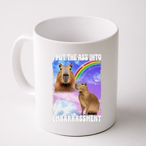 I Put Ass Into Embarrassment Embarrassing Meme Culture Coffee Mug