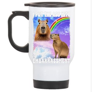 I Put Ass Into Embarrassment Embarrassing Meme Culture Stainless Steel Travel Mug