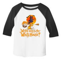 I Put A Spell On You And Now Youre Voting Kamala Kamalaween Toddler Fine Jersey T-Shirt