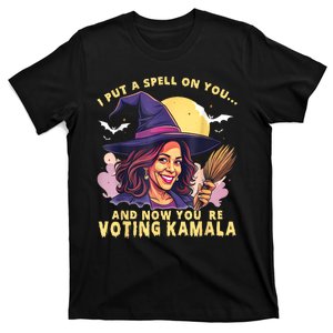 I Put A Spell On You And Now Youre Voting Kamala Kamalaween T-Shirt