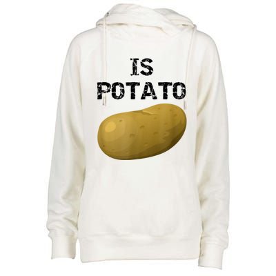 Is Potato As Seen On Late Show Television Womens Funnel Neck Pullover Hood