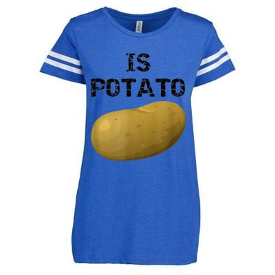 Is Potato As Seen On Late Show Television Enza Ladies Jersey Football T-Shirt