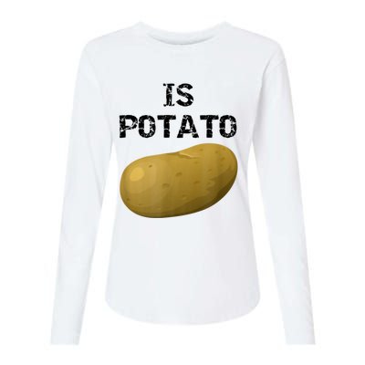 Is Potato As Seen On Late Show Television Womens Cotton Relaxed Long Sleeve T-Shirt