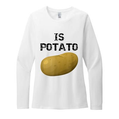 Is Potato As Seen On Late Show Television Womens CVC Long Sleeve Shirt