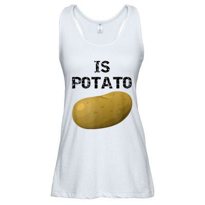 Is Potato As Seen On Late Show Television Ladies Essential Flowy Tank