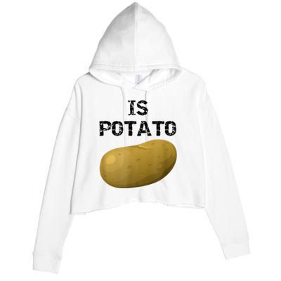 Is Potato As Seen On Late Show Television Crop Fleece Hoodie