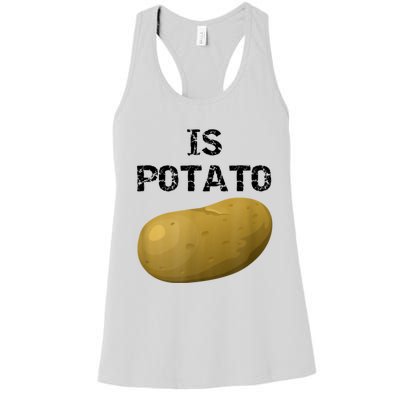 Is Potato As Seen On Late Show Television Women's Racerback Tank