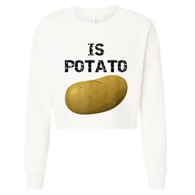 Is Potato As Seen On Late Show Television Cropped Pullover Crew