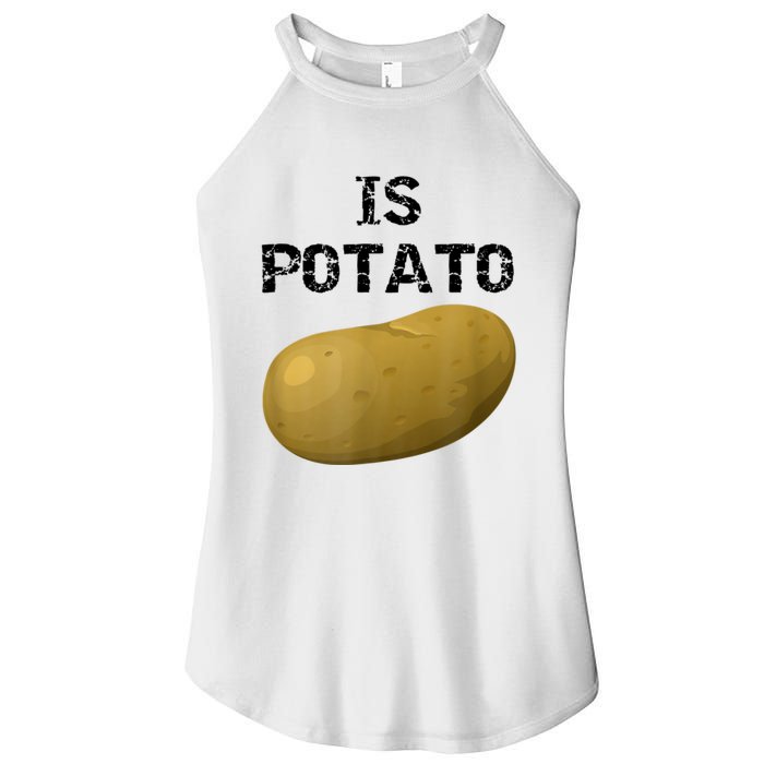 Is Potato As Seen On Late Show Television Women's Perfect Tri Rocker Tank