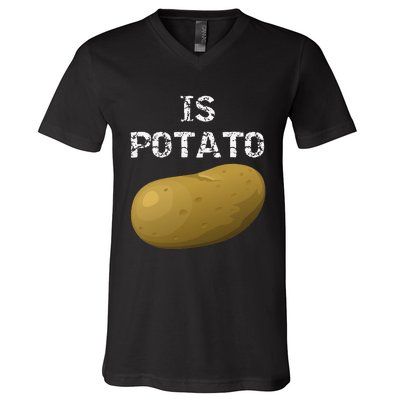 Is Potato As Seen On Late Night Television V-Neck T-Shirt