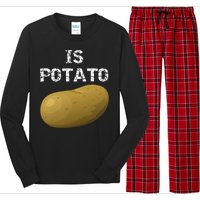 Is Potato As Seen On Late Night Television Long Sleeve Pajama Set