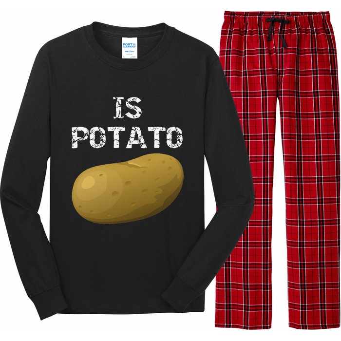 Is Potato As Seen On Late Night Television Long Sleeve Pajama Set