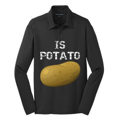 Is Potato As Seen On Late Night Television Silk Touch Performance Long Sleeve Polo