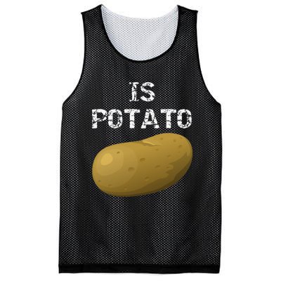 Is Potato As Seen On Late Night Television Mesh Reversible Basketball Jersey Tank