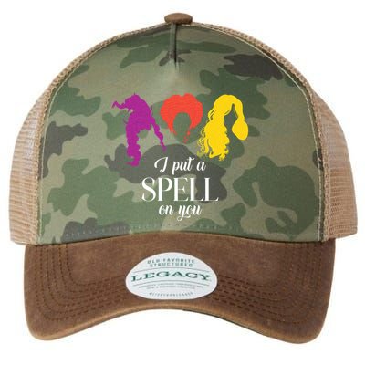 I Put A Spell On You Halloween Witch Legacy Tie Dye Trucker Hat