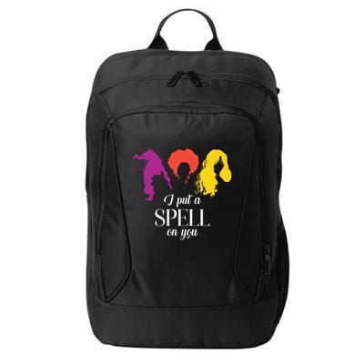 I Put A Spell On You Halloween Witch City Backpack