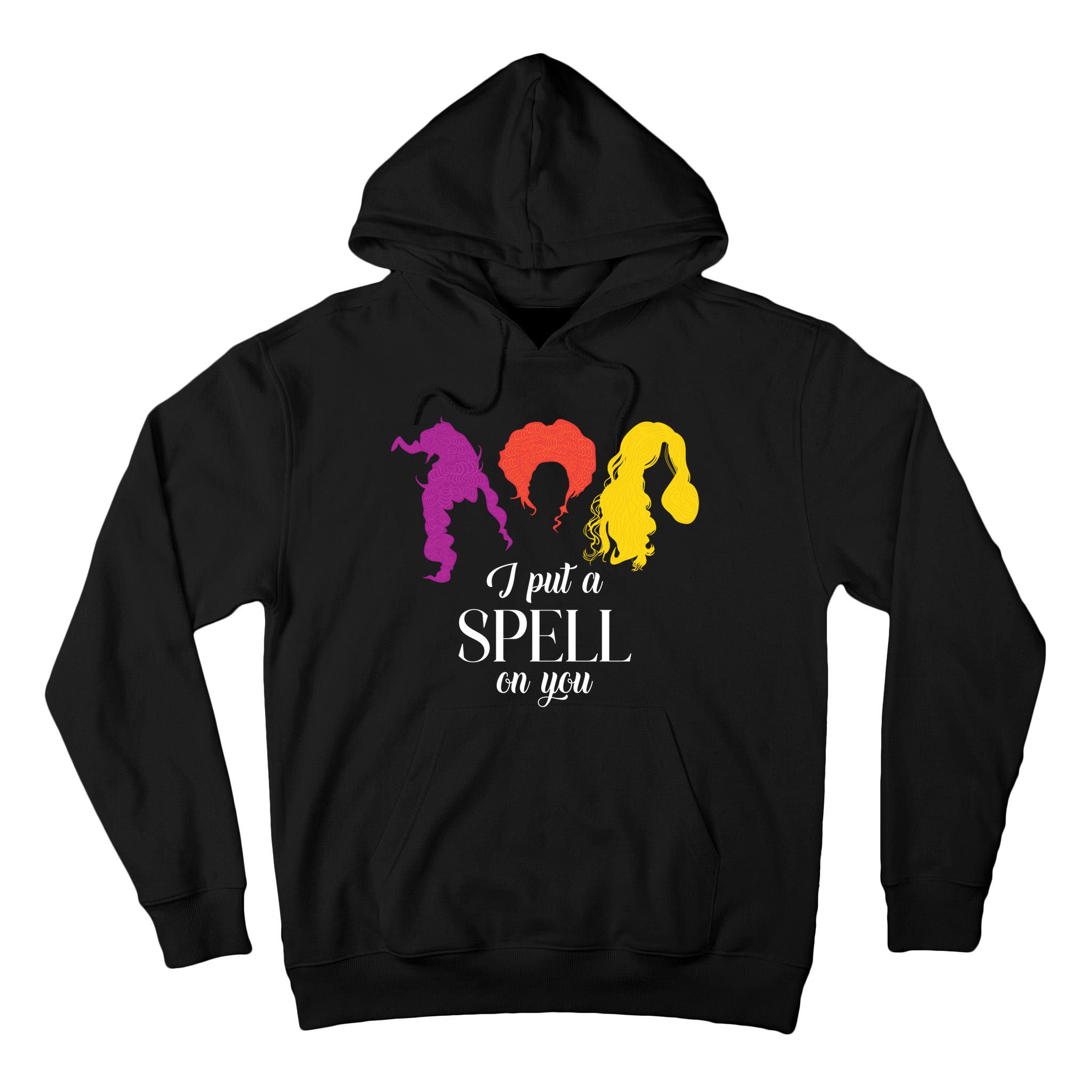 I Put A Spell On You Halloween Witch Tall Hoodie