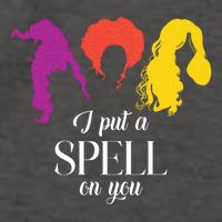 I Put A Spell On You Halloween Witch Vector Backpack