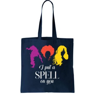 I Put A Spell On You Halloween Witch Tote Bag