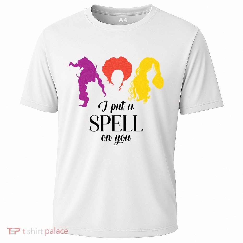 I Put A Spell On You Halloween Witch Performance Shirt