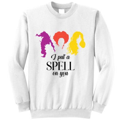 I Put A Spell On You Halloween Witch Sweatshirt