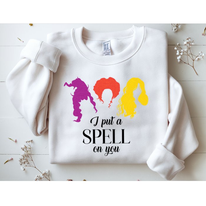 I Put A Spell On You Halloween Witch Sweatshirt