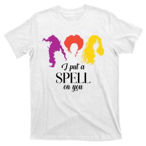 I Put A Spell On You Halloween Witch T-Shirt