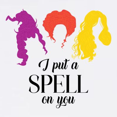 I Put A Spell On You Halloween Witch T-Shirt