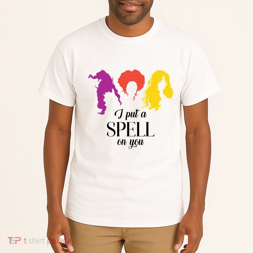 I Put A Spell On You Halloween Witch Tall T-Shirt