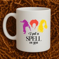 I Put A Spell On You Halloween Witch Mug