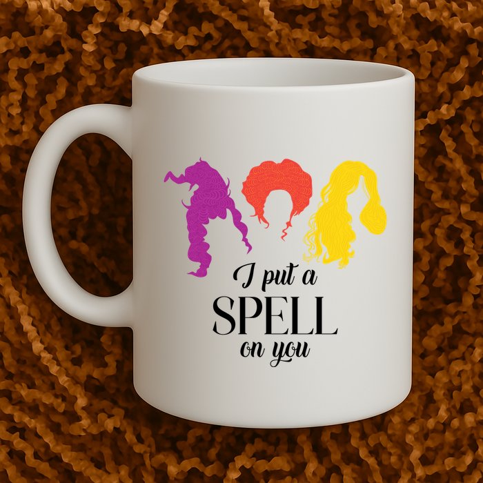 I Put A Spell On You Halloween Witch Mug